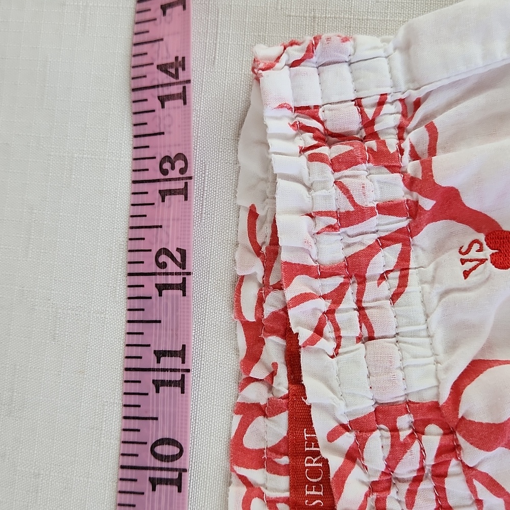 Victorias Secret White Coral Print Pajama Pants. Size S - Picture 7 of 8
